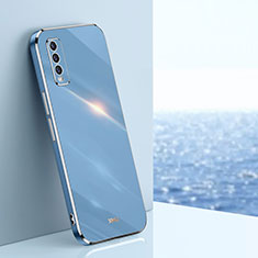 Vivo Y30 (2021)用極薄ソフトケース シリコンケース 耐衝撃 全面保護 XL1 Vivo ネイビー