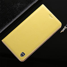 Vivo Y53s NFC用手帳型 レザーケース スタンド カバー H21P Vivo イエロー