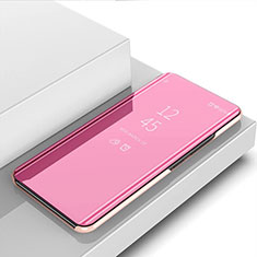 Vivo Y53s NFC用手帳型 レザーケース スタンド 鏡面 カバー Vivo ローズゴールド