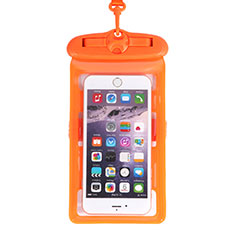 Nokia C200用完全防水ケース ドライバッグ ユニバーサル W18 オレンジ