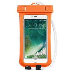 Vivo Iqoo Z6x 5G用ドライバッグケース 完全防水 ユニバーサル オレンジ