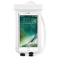 HTC Desire 22 Pro 5G用完全防水ケース ドライバッグ ユニバーサル ホワイト