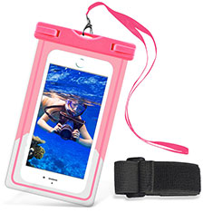 Samsung Galaxy F13 4G用完全防水ポーチドライバッグ ケース ユニバーサル W03 ピンク