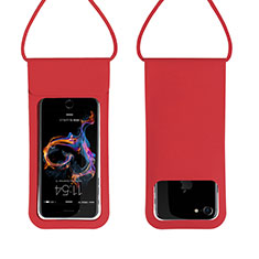 Nokia C200用ドライバッグケース 完全防水 ユニバーサル W06 レッド