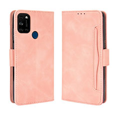 Wiko View5 Plus用手帳型 レザーケース スタンド カバー BY3 Wiko ピンク