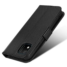 Wiko Y52用手帳型 レザーケース スタンド カバー BY1 Wiko ブラック