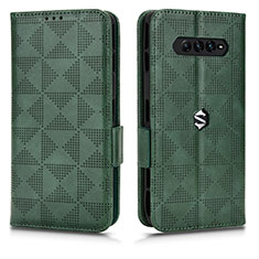 Xiaomi Black Shark 4 5G用手帳型 レザーケース スタンド カバー C02X Xiaomi グリーン