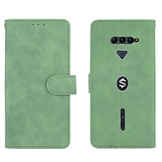 Xiaomi Black Shark 4 5G用手帳型 レザーケース スタンド カバー L01Z Xiaomi グリーン