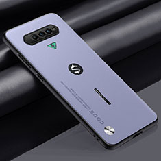 Xiaomi Black Shark 4 5G用ケース 高級感 手触り良いレザー柄 S02 Xiaomi ラベンダー