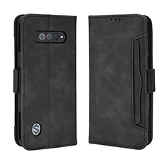 Xiaomi Black Shark 4S Pro 5G用手帳型 レザーケース スタンド カバー BY3 Xiaomi ブラック