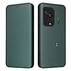 Xiaomi Black Shark 5 Pro 5G用手帳型 レザーケース スタンド カバー L06Z Xiaomi グリーン