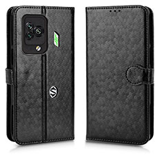 Xiaomi Black Shark 5 Pro 5G用手帳型 レザーケース スタンド カバー C01X Xiaomi ブラック