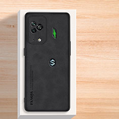 Xiaomi Black Shark 5 Pro 5G用ケース 高級感 手触り良いレザー柄 S02 Xiaomi ブラック