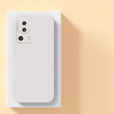 Xiaomi Civi 2 5G用360度 フルカバー極薄ソフトケース シリコンケース 耐衝撃 全面保護 バンパー YK3 Xiaomi ホワイト