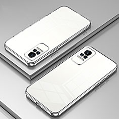 Xiaomi Civi 5G用極薄ソフトケース シリコンケース 耐衝撃 全面保護 クリア透明 SY1 Xiaomi シルバー