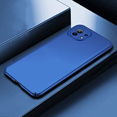 Xiaomi Mi 11 Lite 5G用ハードケース プラスチック 質感もマット カバー P01 Xiaomi ネイビー