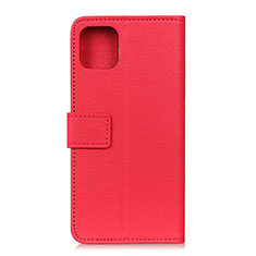 Xiaomi Mi 11 Lite 5G用手帳型 レザーケース スタンド カバー T12 Xiaomi レッド