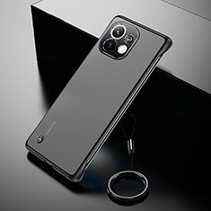 Xiaomi Mi 11 Lite 5G NE用ハードカバー クリスタル クリア透明 S03 Xiaomi ブラック