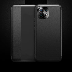Xiaomi Mi 11 Lite 5G NE用手帳型 レザーケース スタンド カバー T01 Xiaomi ブラック