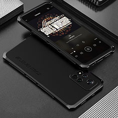 Xiaomi Mi 11i 5G (2022)用360度 フルカバー ケース 高級感 手触り良い アルミメタル 製の金属製 Xiaomi ブラック