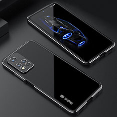 Xiaomi Mi 11i 5G (2022)用ケース 高級感 手触り良い アルミメタル 製の金属製 バンパー カバー S01 Xiaomi ブラック