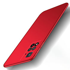Xiaomi Mi 11i 5G (2022)用ハードケース プラスチック 質感もマット カバー YK1 Xiaomi レッド