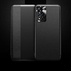 Xiaomi Mi 11i 5G (2022)用手帳型 レザーケース スタンド カバー LF1 Xiaomi ブラック