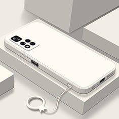 Xiaomi Mi 11i 5G (2022)用360度 フルカバー極薄ソフトケース シリコンケース 耐衝撃 全面保護 バンパー YK8 Xiaomi ホワイト