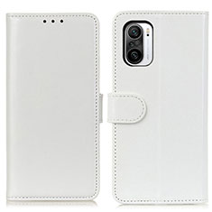 Xiaomi Mi 11i 5G用手帳型 レザーケース スタンド カバー M07L Xiaomi ホワイト