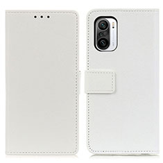 Xiaomi Mi 11i 5G用手帳型 レザーケース スタンド カバー M08L Xiaomi ホワイト