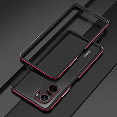Xiaomi Mi 11X 5G用ケース 高級感 手触り良い アルミメタル 製の金属製 バンパー カバー Xiaomi レッド・ブラック