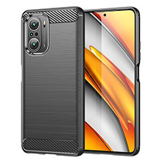 Xiaomi Mi 11X 5G用シリコンケース ソフトタッチラバー ライン カバー MF1 Xiaomi ブラック