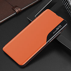 Xiaomi Mi 12 Pro 5G用手帳型 レザーケース スタンド カバー L02 Xiaomi オレンジ
