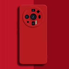 Xiaomi Mi 12 Ultra 5G用360度 フルカバー極薄ソフトケース シリコンケース 耐衝撃 全面保護 バンパー S02 Xiaomi レッド