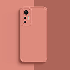 Xiaomi Mi 12S 5G用360度 フルカバー極薄ソフトケース シリコンケース 耐衝撃 全面保護 バンパー S03 Xiaomi ピンク