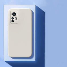 Xiaomi Mi 12T 5G用360度 フルカバー極薄ソフトケース シリコンケース 耐衝撃 全面保護 バンパー YK4 Xiaomi ホワイト