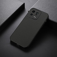 Xiaomi Mi 13 5G用ケース 高級感 手触り良いレザー柄 B01H Xiaomi ブラック