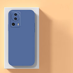 Xiaomi Mi 13 Lite 5G用360度 フルカバー極薄ソフトケース シリコンケース 耐衝撃 全面保護 バンパー YK3 Xiaomi ネイビー