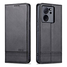 Xiaomi Mi 13T 5G用手帳型 レザーケース スタンド カバー YZ1 Xiaomi ブラック