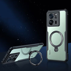 Xiaomi Mi 13T Pro 5G用極薄ソフトケース シリコンケース 耐衝撃 全面保護 クリア透明 カバー Mag-Safe 磁気 Magnetic Xiaomi ブラック