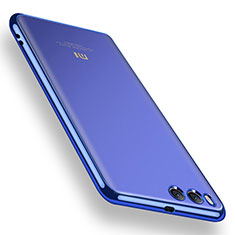 Xiaomi Mi 6用極薄ソフトケース シリコンケース 耐衝撃 全面保護 クリア透明 H02 Xiaomi ネイビー