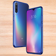 Xiaomi Mi 9 Lite用極薄ソフトケース シリコンケース 耐衝撃 全面保護 クリア透明 T17 Xiaomi ネイビー