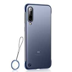 Xiaomi Mi 9 Lite用極薄ケース クリア透明 プラスチック 質感もマットU01 Xiaomi ネイビー