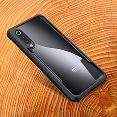 Xiaomi Mi 9 Pro用シリコンケース ソフトタッチラバー 鏡面 M01 Xiaomi ブラック