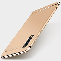 Xiaomi Mi 9 SE用ケース 高級感 手触り良い メタル兼プラスチック バンパー M01 Xiaomi ゴールド