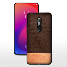 Xiaomi Mi 9T用極薄ソフトケース シリコンケース 耐衝撃 全面保護 C04 Xiaomi オレンジ