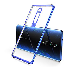 Xiaomi Mi 9T用極薄ソフトケース シリコンケース 耐衝撃 全面保護 クリア透明 S03 Xiaomi ネイビー