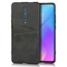 Xiaomi Mi 9T Pro用ケース 高級感 手触り良いレザー柄 R03 Xiaomi ブラック