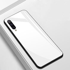 Xiaomi Mi A3用ハイブリットバンパーケース プラスチック 鏡面 カバー T02 Xiaomi ホワイト