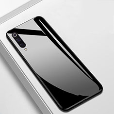 Xiaomi Mi A3用ハイブリットバンパーケース プラスチック 鏡面 カバー Xiaomi ブラック